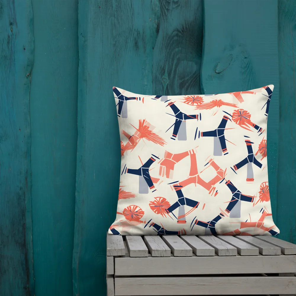 Whimsical Patterns of Nature and Femininity | Pillow & Pillow Case | Multiple Sizes