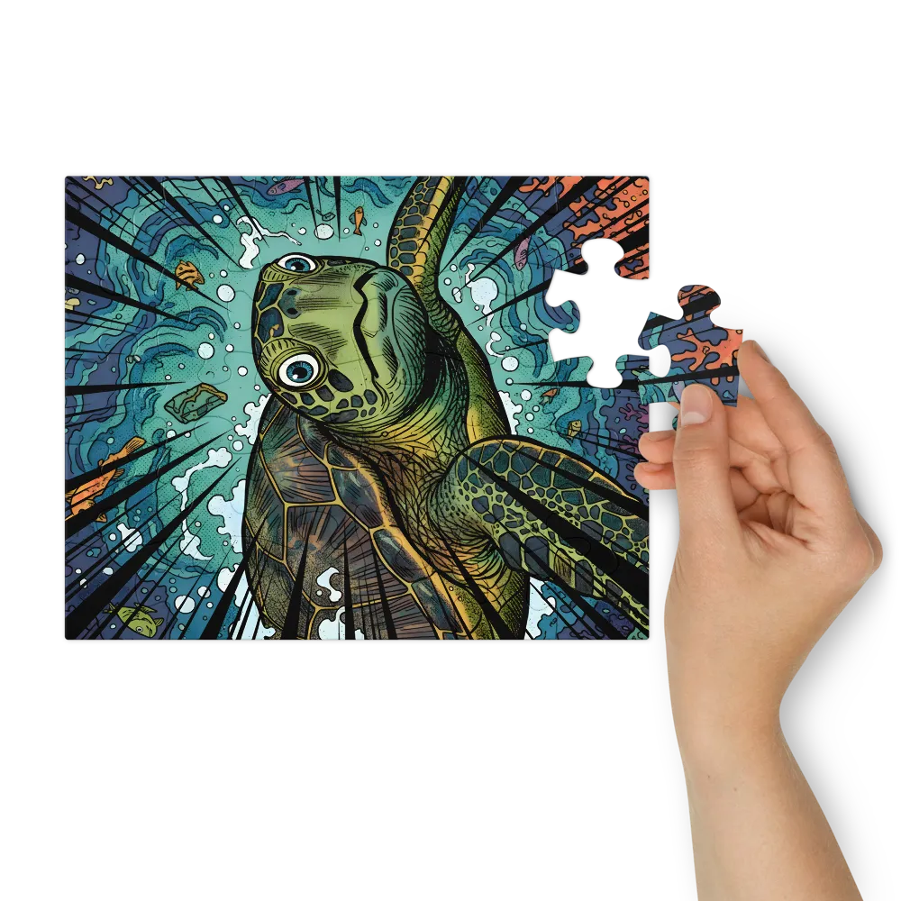 Ocean Voyager 
 Jigsaw Puzzle in Tin Box