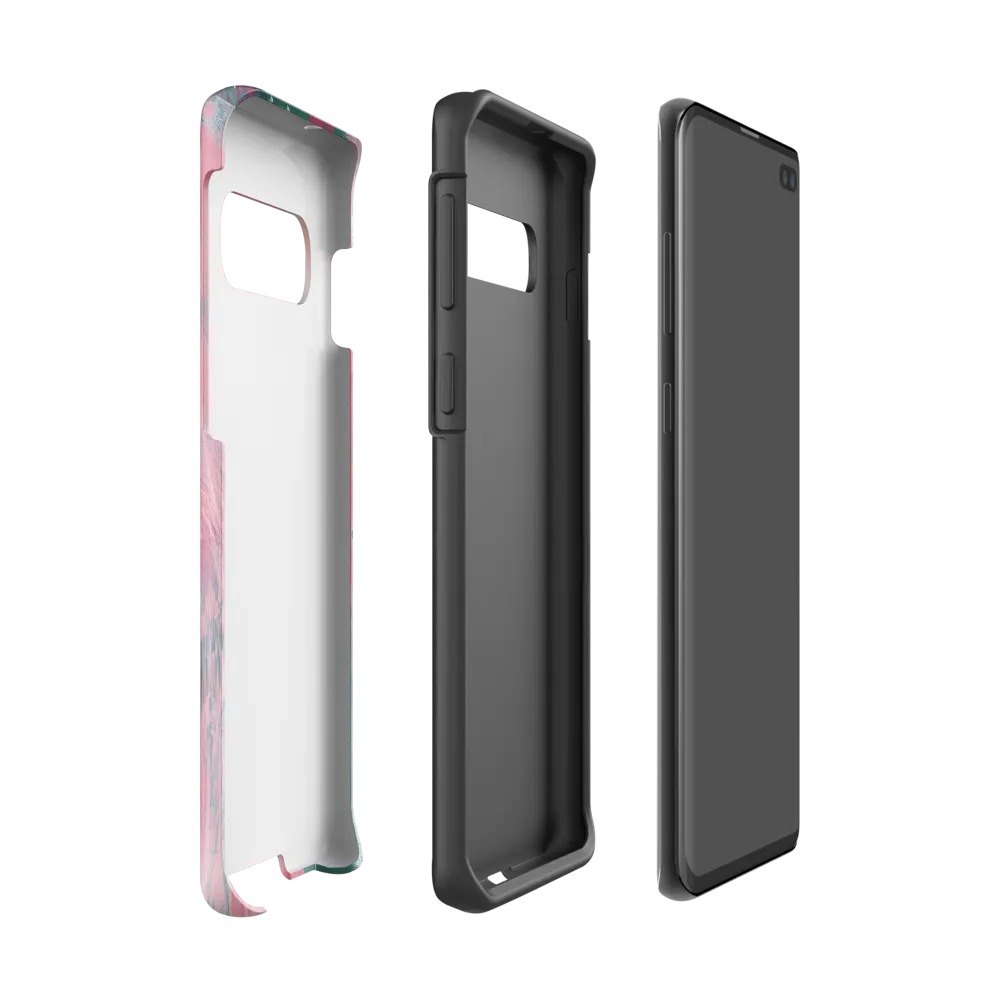 Dreamy Serenity: A Contemporary Portrait | Phone Case |  S10 | Tough Case | Matte