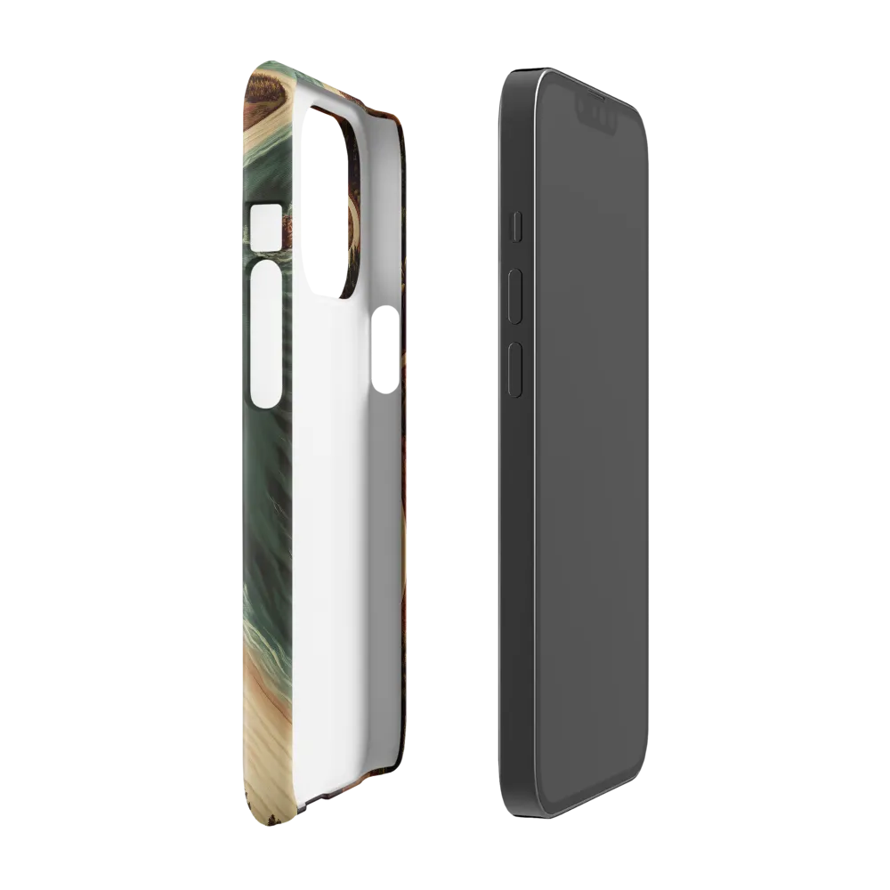 Winding Serenity: A Coastal Journey | Phone Case |  13 Pro | Snap Case | Glossy
