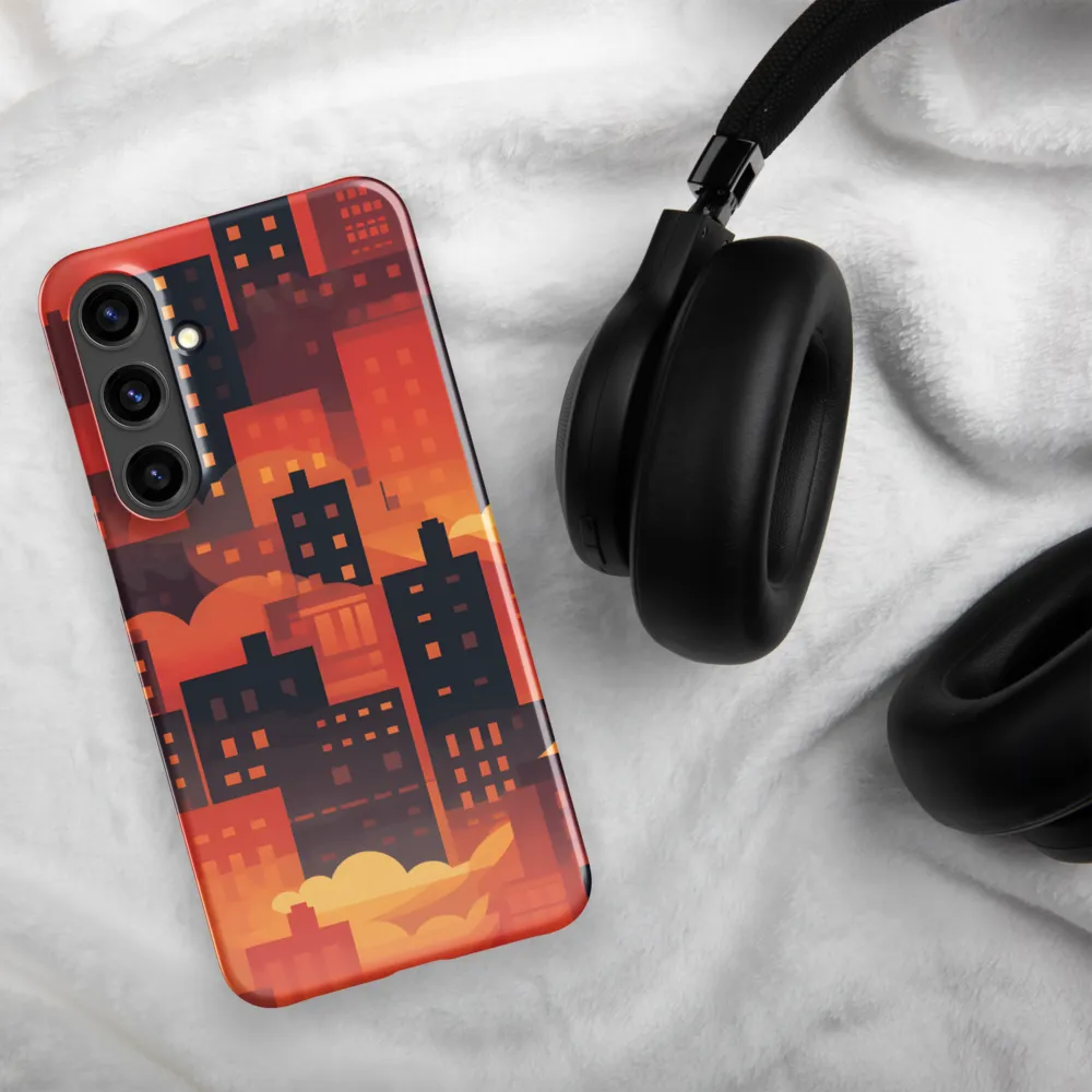 Radiance of the Urban Horizon | Phone Case |  S24 Plus | Snap Case | Glossy