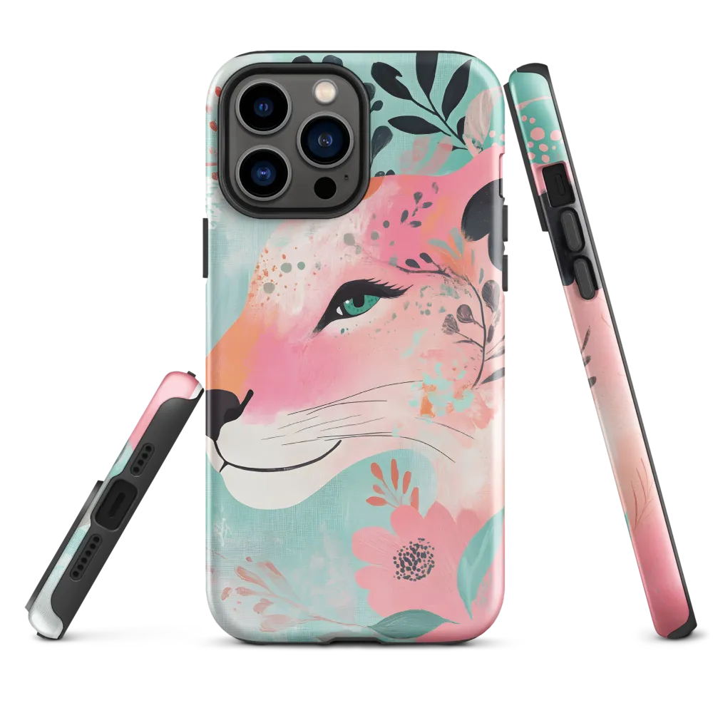 Whimsical Majesty: A Floral Lion