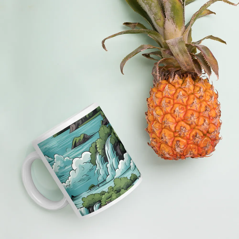 Harmonious Cascades | Mugs | Multiple Sizes & Colors