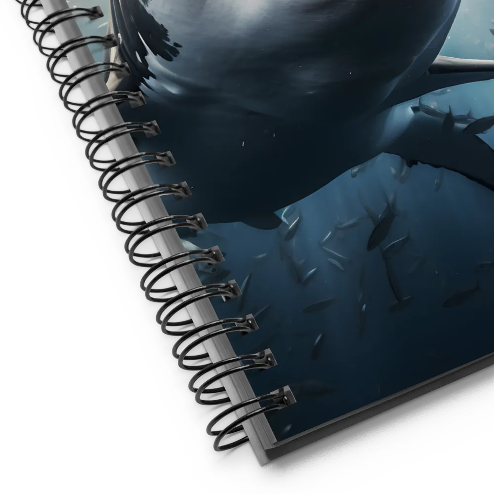 The Apex Predator: An Underwater Encounter | Spiral Notebook