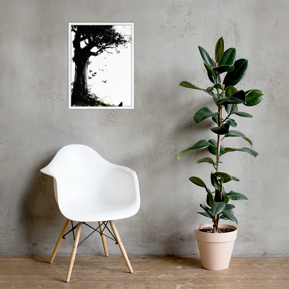 Whispers of Nature | Poster with White Frame | 18″×24″