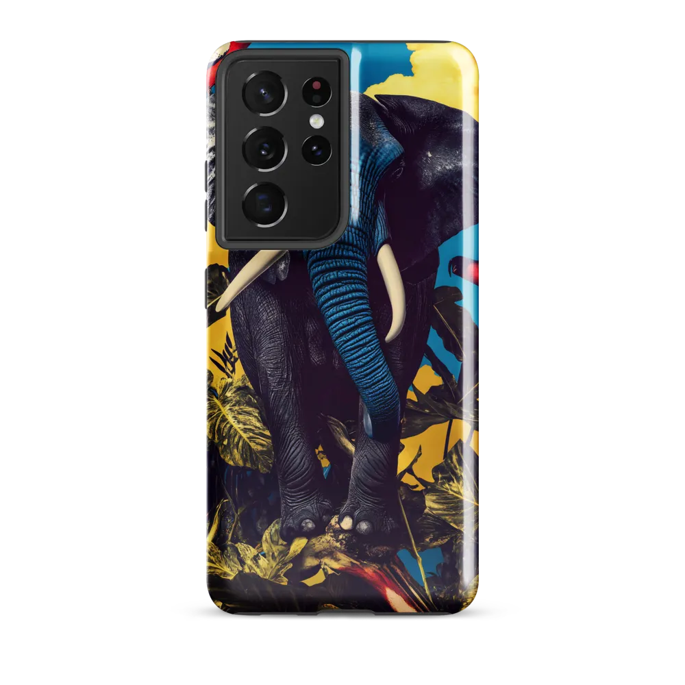 Elephant Dreams in Vibrant Colors | Phone Case |  S21 Ultra | Tough Case | Glossy