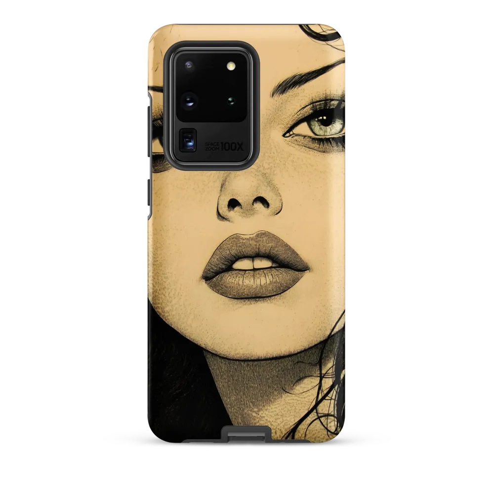 Enigmatic Gaze | Phone Case |  S20 Ultra | Tough Case | Matte