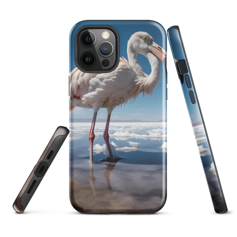 Graceful Solitude of a Flamingo
