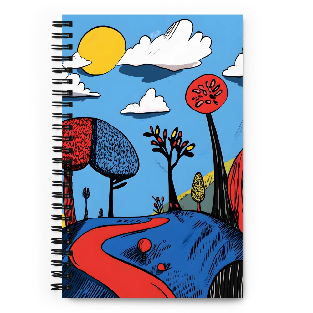 A Playful Journey Through Whimsical Woods | Spiral Notebook