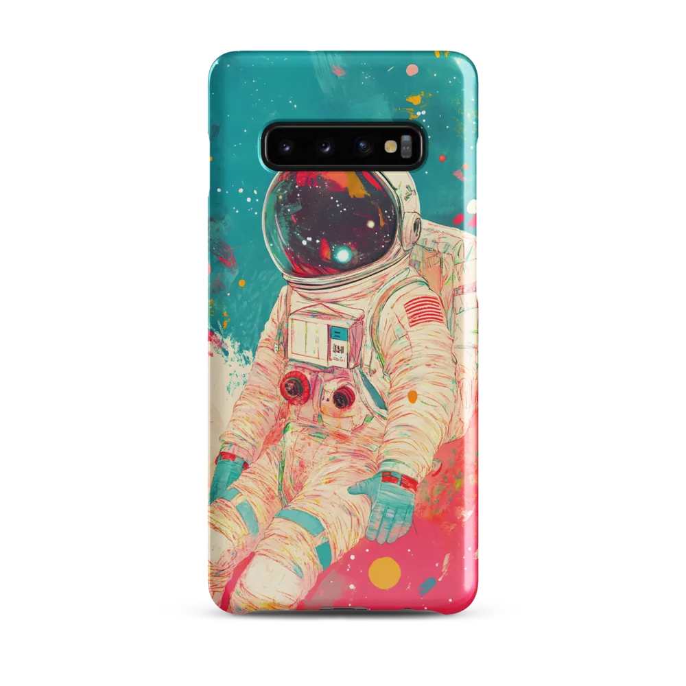 Cosmic Explorer: An Astronaut's Journey | Phone Case |  S10 Plus | Snap Case | Glossy