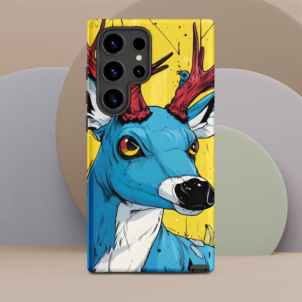 Vivid Antlers: A Modern Take on Nature