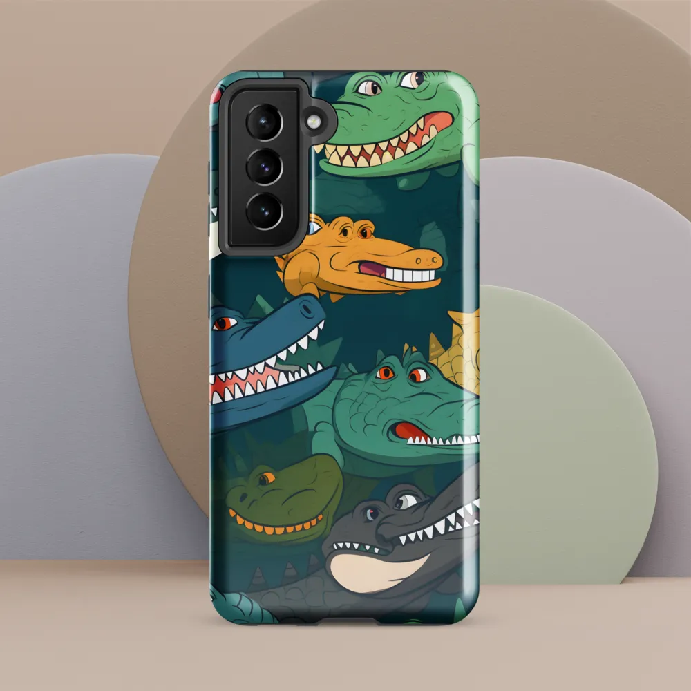 Cheerful Crocodilian Parade