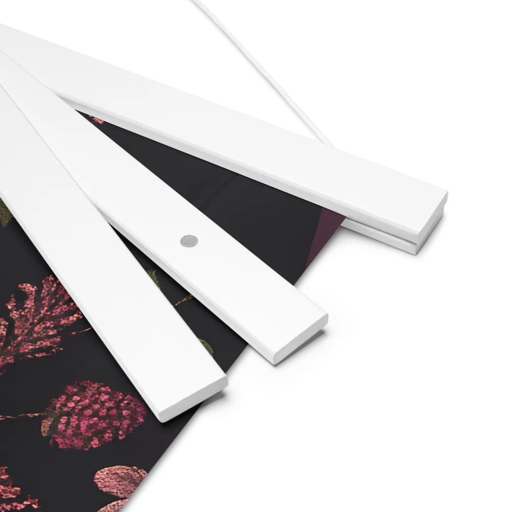 Botanical Elegance | Poster With White Wood Hanger | 18″×18″
