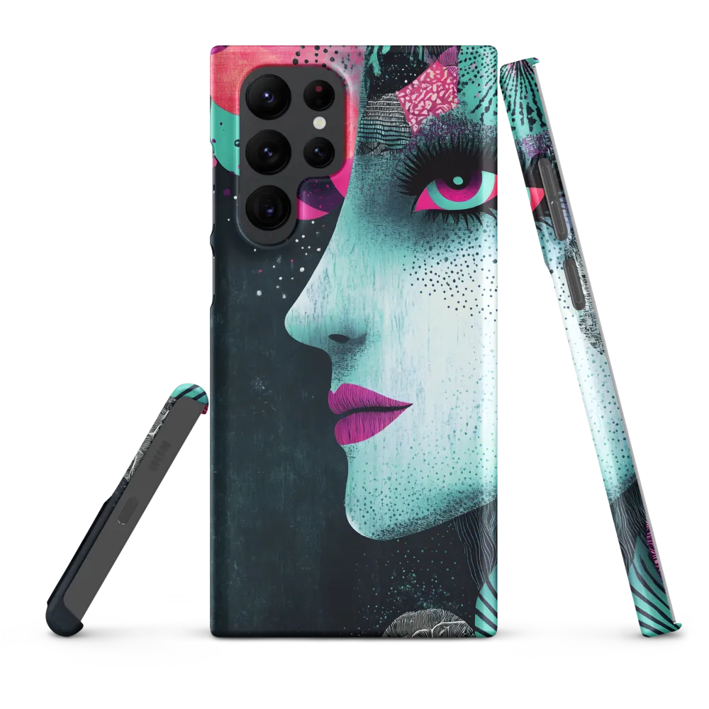 Mystical Beauty in Blue and Pink | Phone Case |  S22 Ultra | Snap Case | Matte