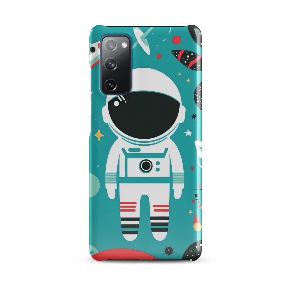 Whimsical Astronaut in Cosmic Wonderland