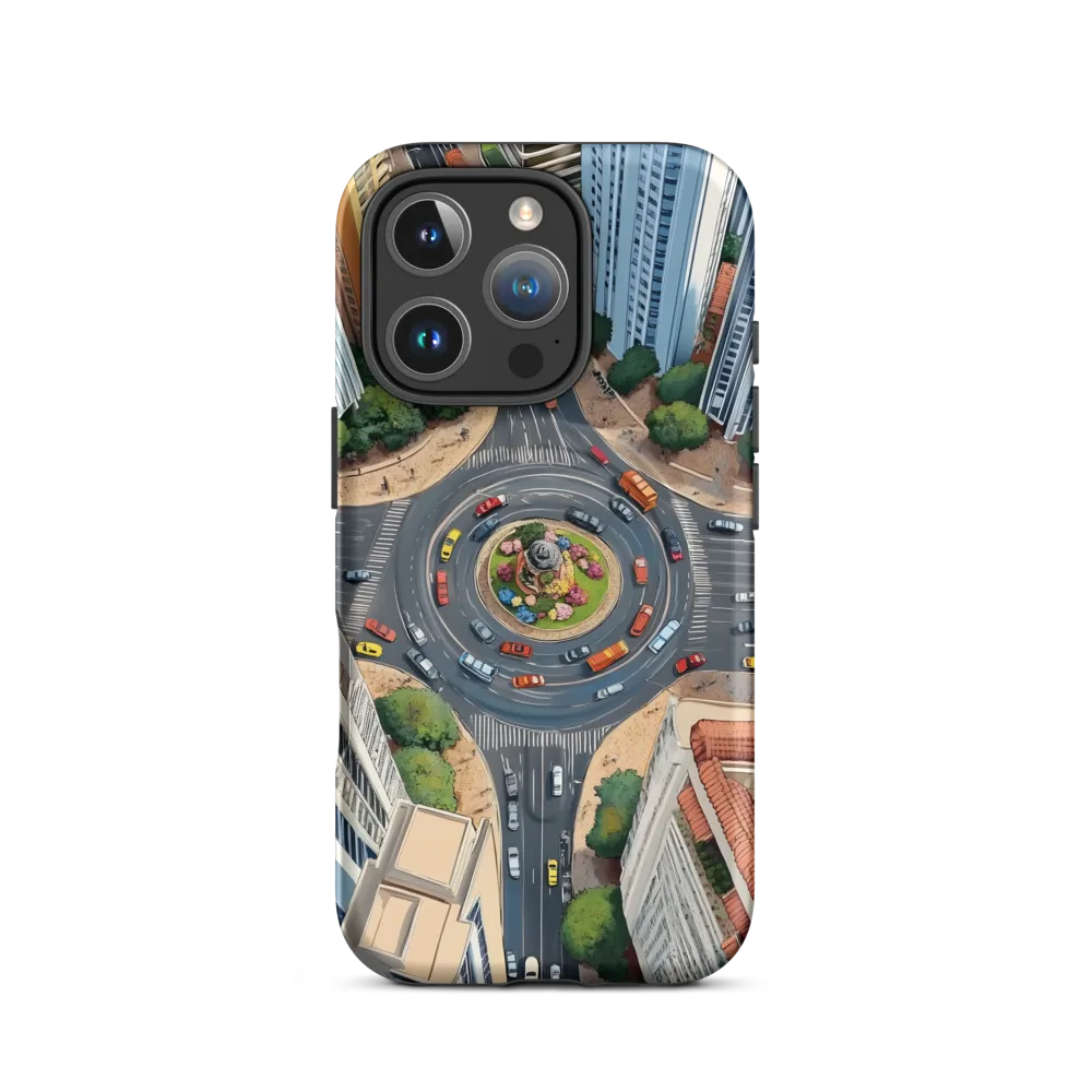 Urban Symphony: Aerial Vision of City Life