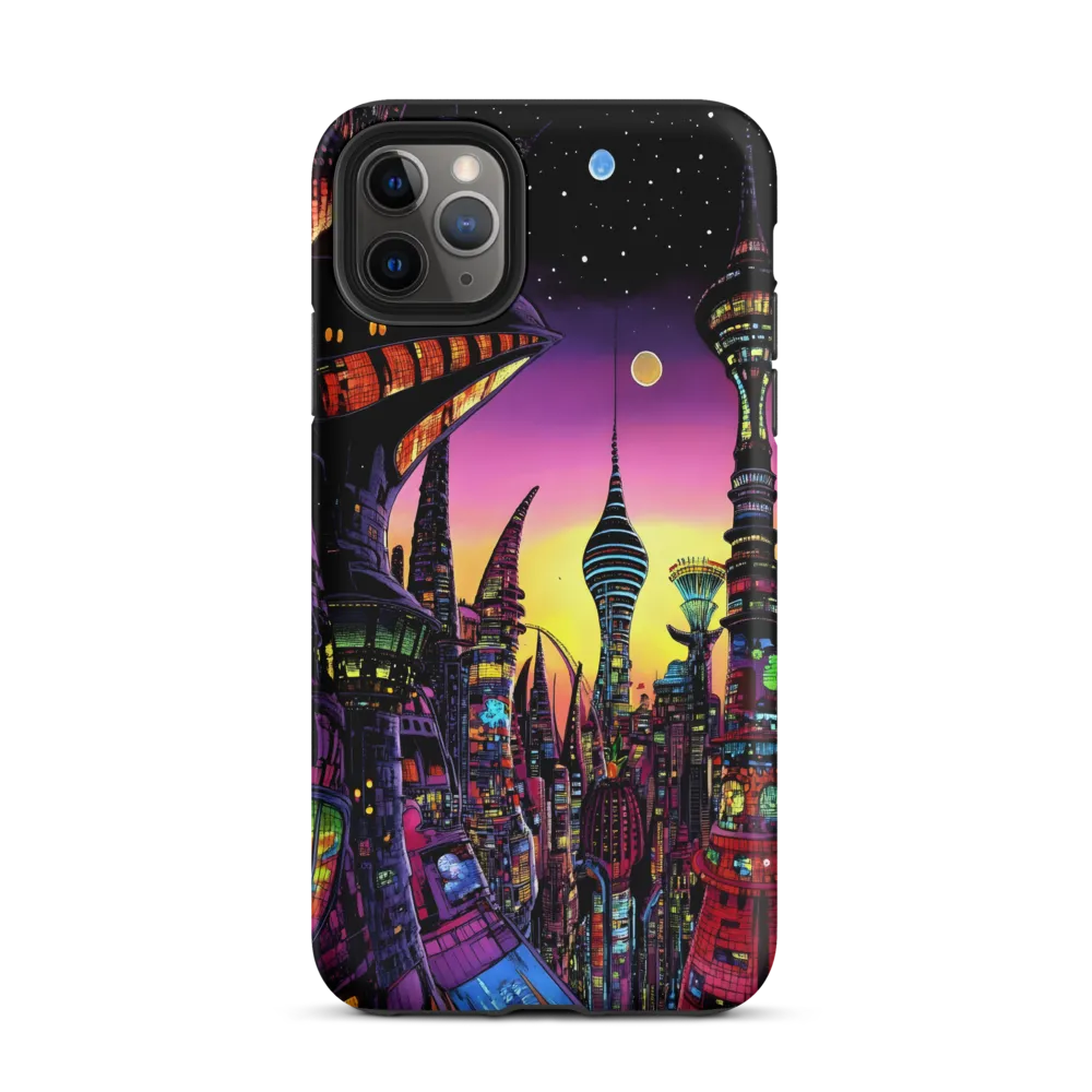 Futuristic Cityscape at Dusk