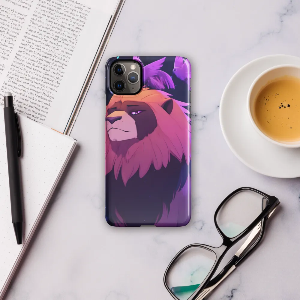 Regal Serenity: The Majestic Lion | Phone Case |  11 Pro Max | Snap Case | Glossy