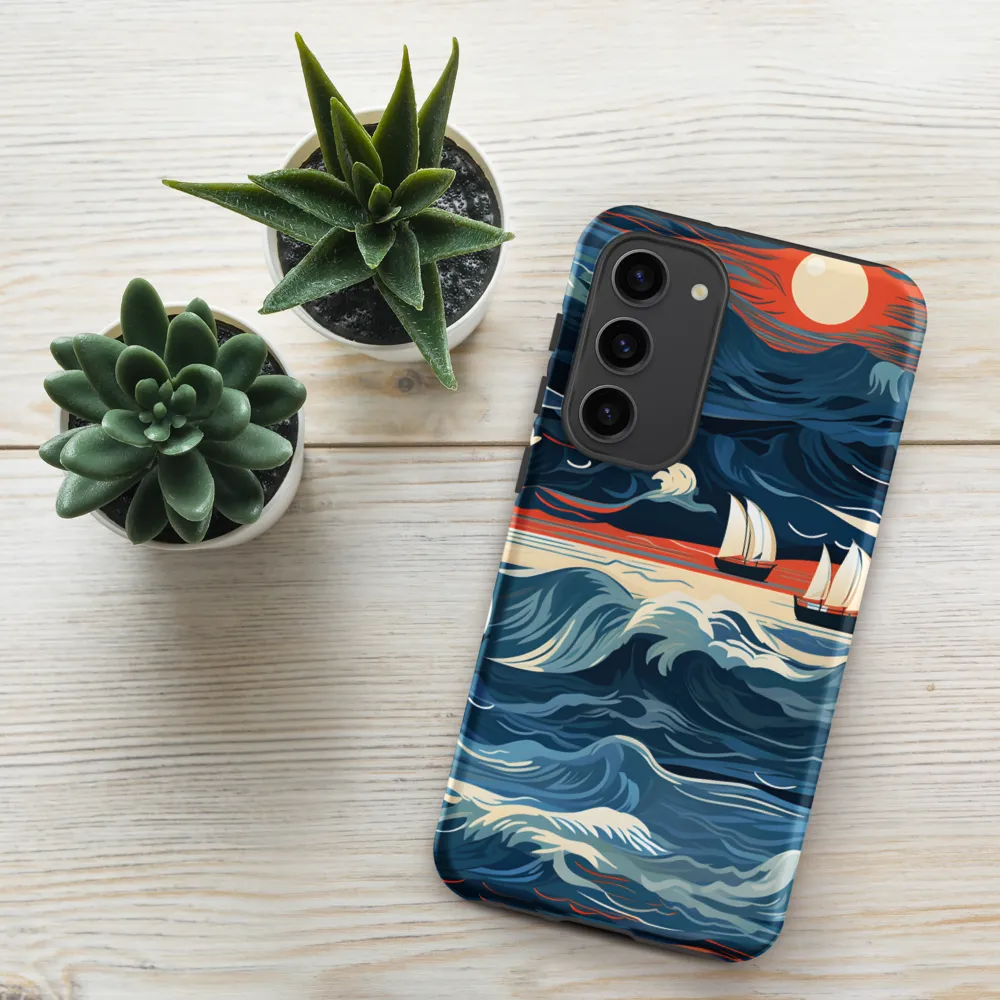 Ocean Whispers: A Voyage at Dusk