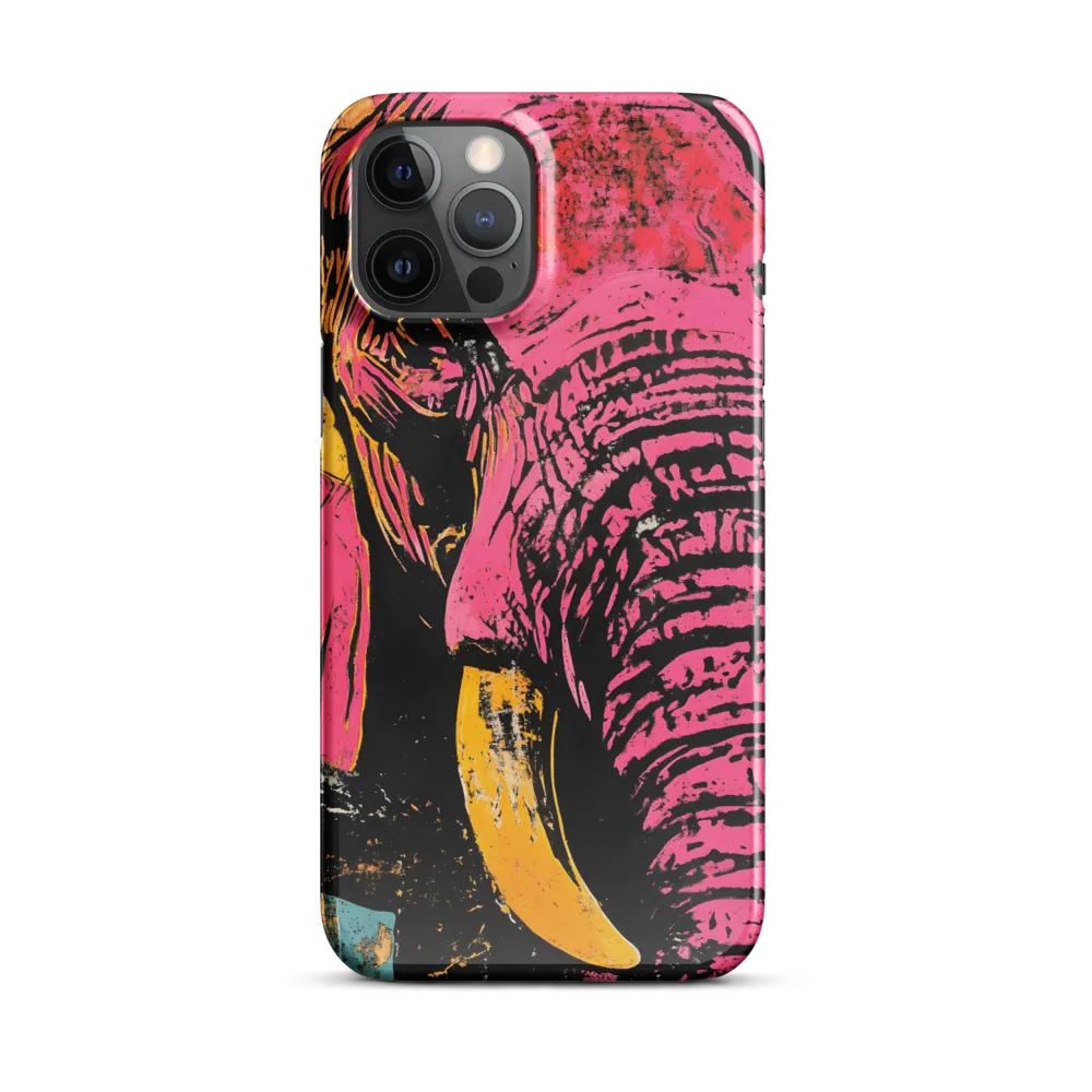 Bold Encounter: The Vibrant Elephant | Phone Case |  12 Pro Max | Snap Case | Glossy