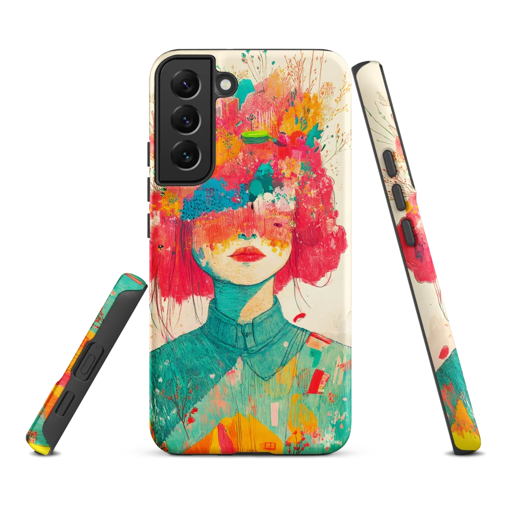 Whimsical Floral Portrait