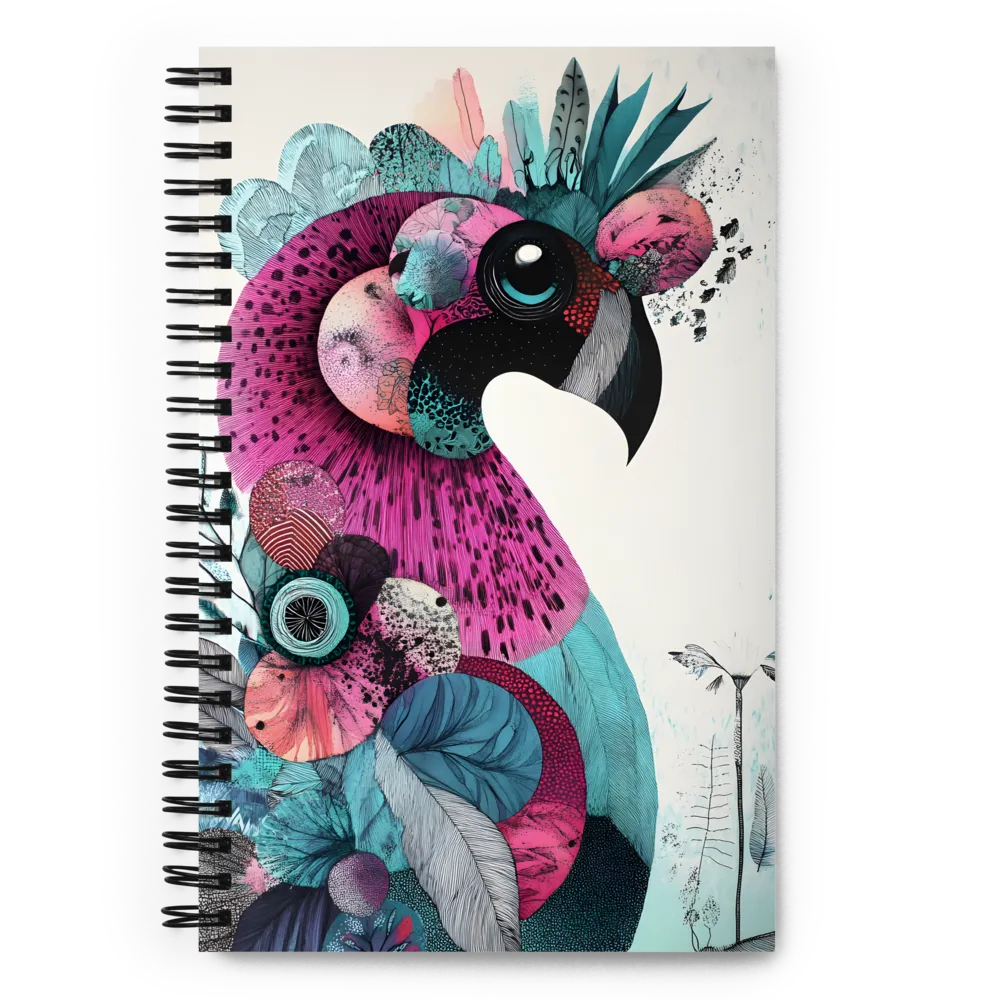 Vibrant Flamingo | Spiral Notebook