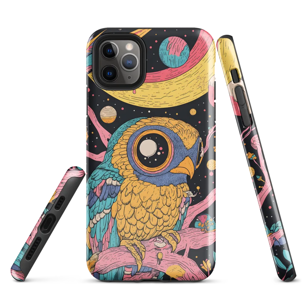 Whimsical Cosmic Owl | Phone Case |  11 Pro Max | Tough Case | Glossy