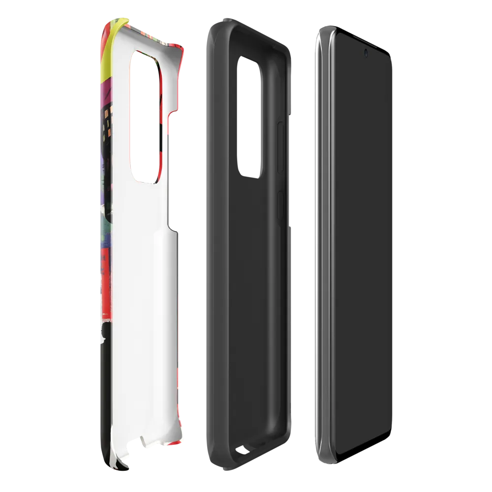 Urban Echoes: A Futuristic Reverie | Phone Case |  S20 Ultra | Tough Case | Glossy