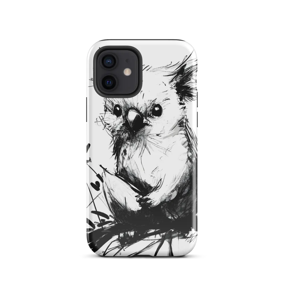 Whimsical Koala in Ink | Phone Case |  12 | Tough Case | Glossy