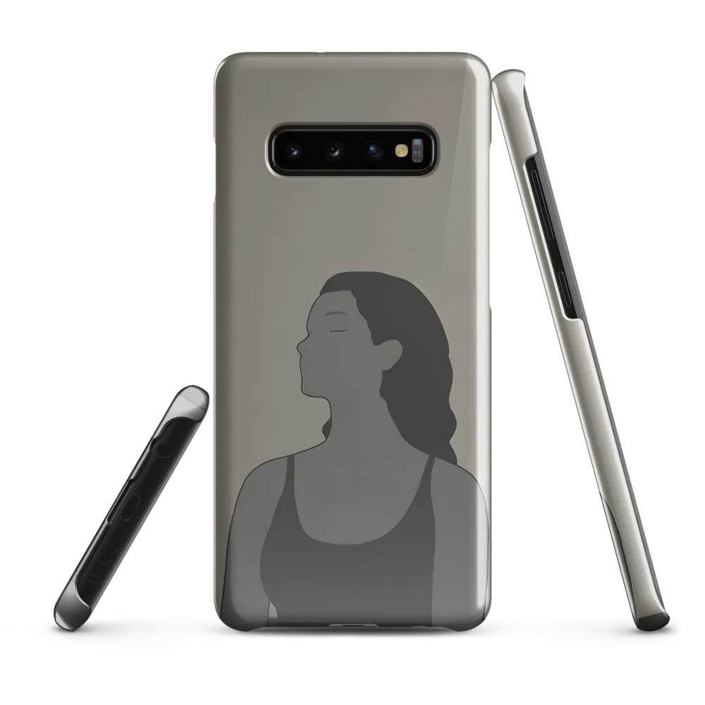 Serenity in Monochrome | Phone Case |  S10 Plus | Snap Case | Glossy