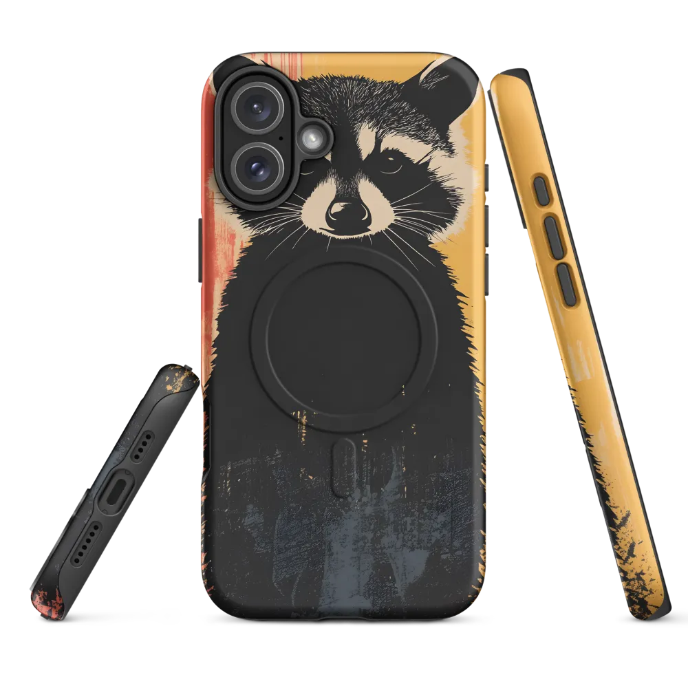 Whimsical Raccoon Portrait