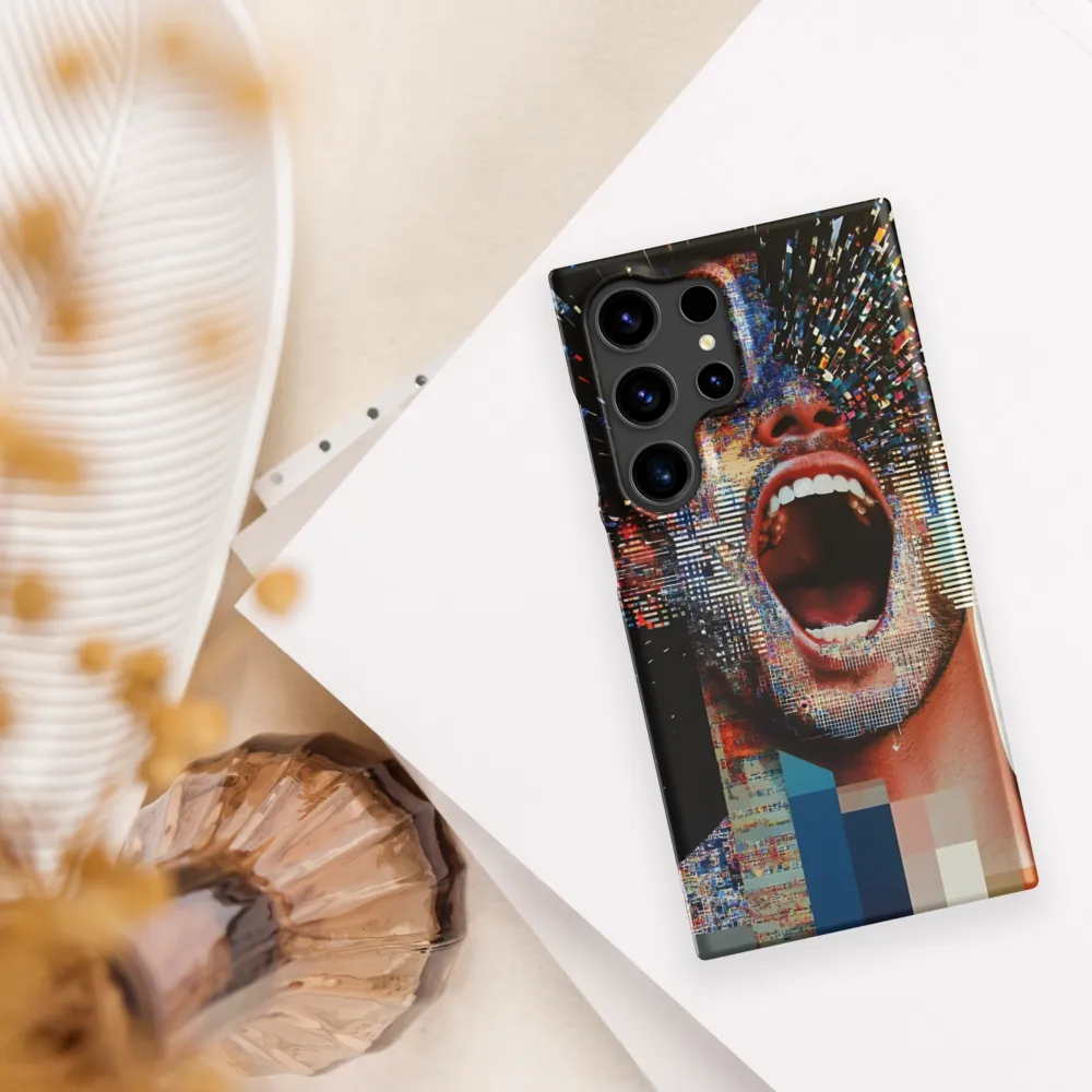 Eruptive Expression | Phone Case |  S24 Ultra | Snap Case | Matte