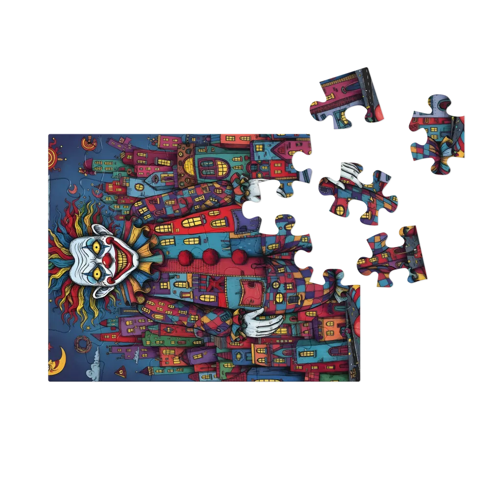 Nightmare Clown 
 Jigsaw Puzzle in Tin Box