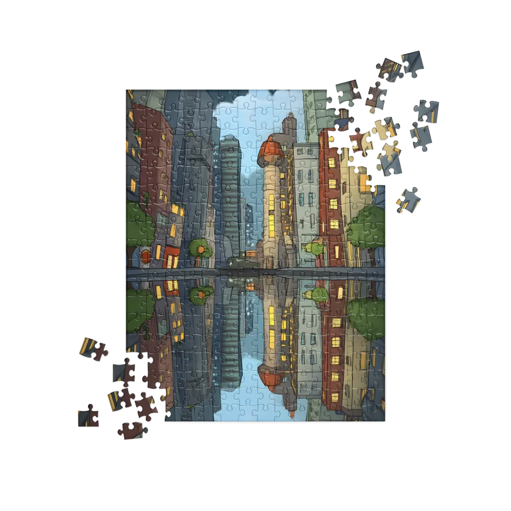 Reflections of a Serene City | Jigsaw Puzzle | 252 pieces