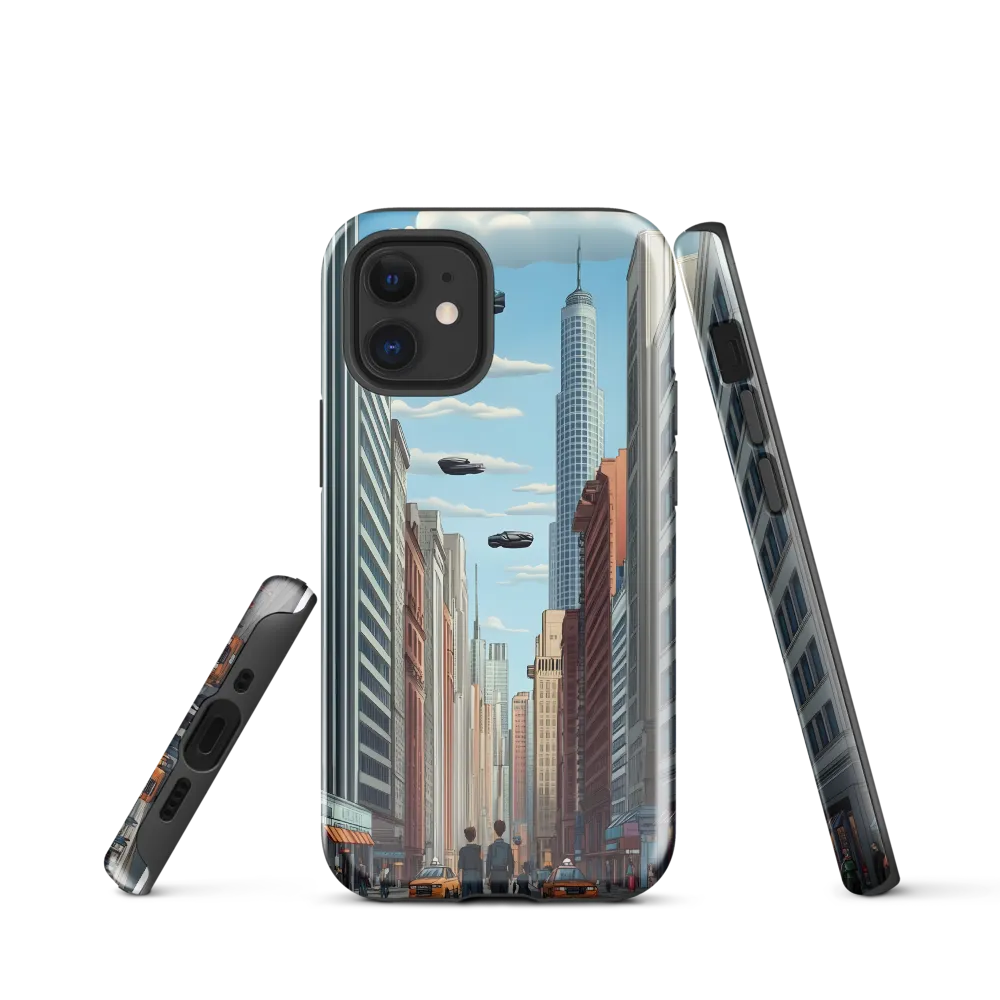 Futuristic Stroll through the Urban Skyline