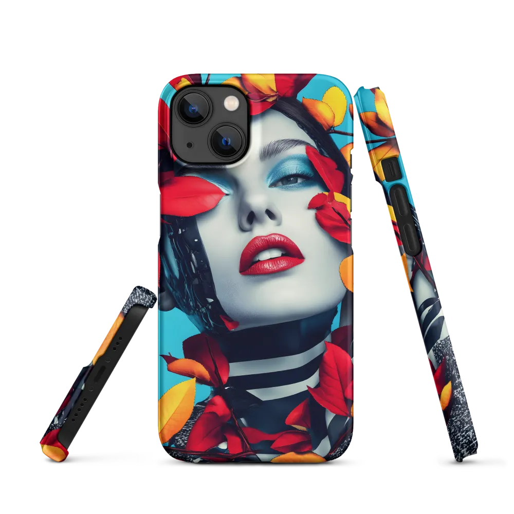 Futuristic Fusion: Nature Meets Technology | Phone Case |  13 | Snap Case | Matte