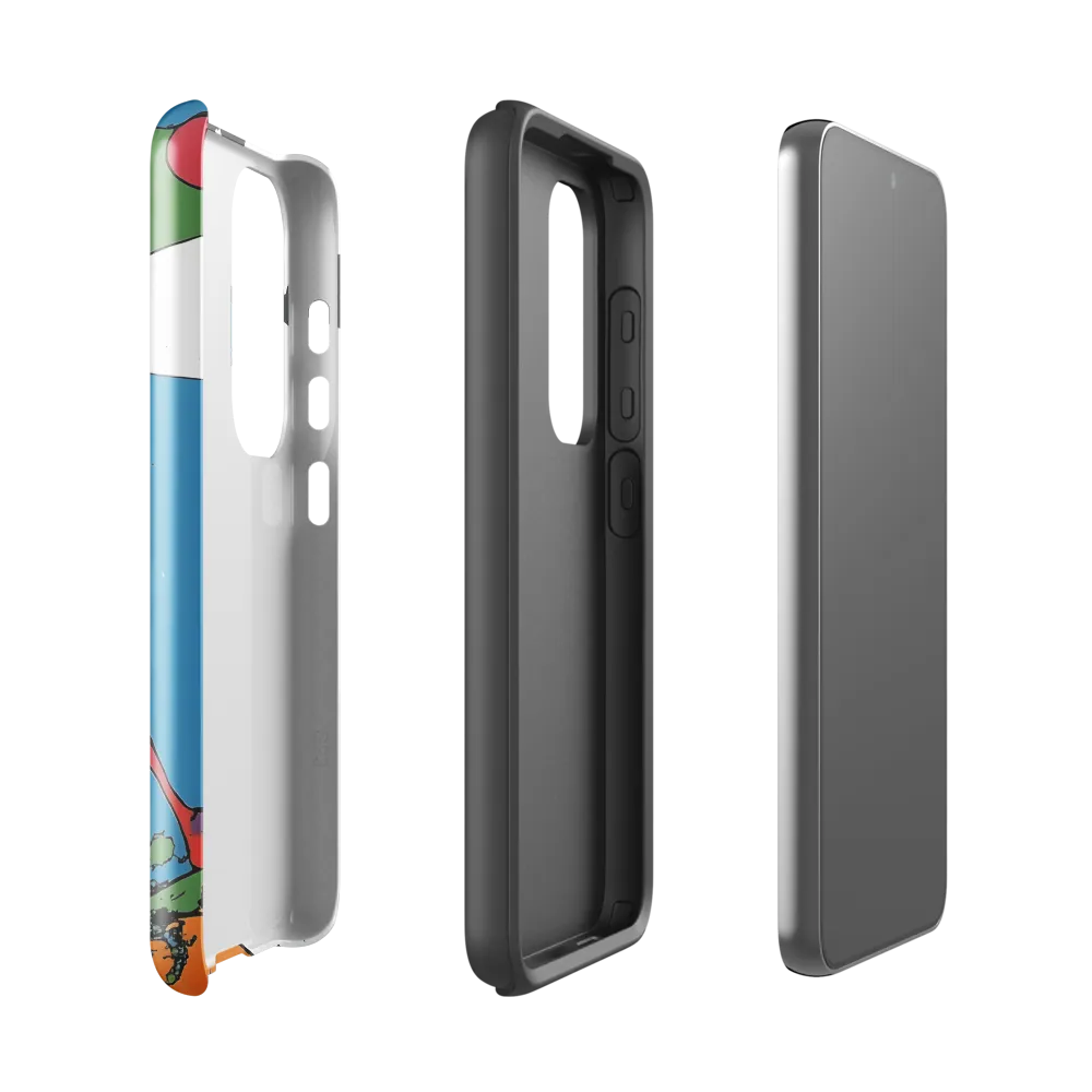 Dynamic Abstract Movement | Phone Case |  S23 | Tough Case | Glossy