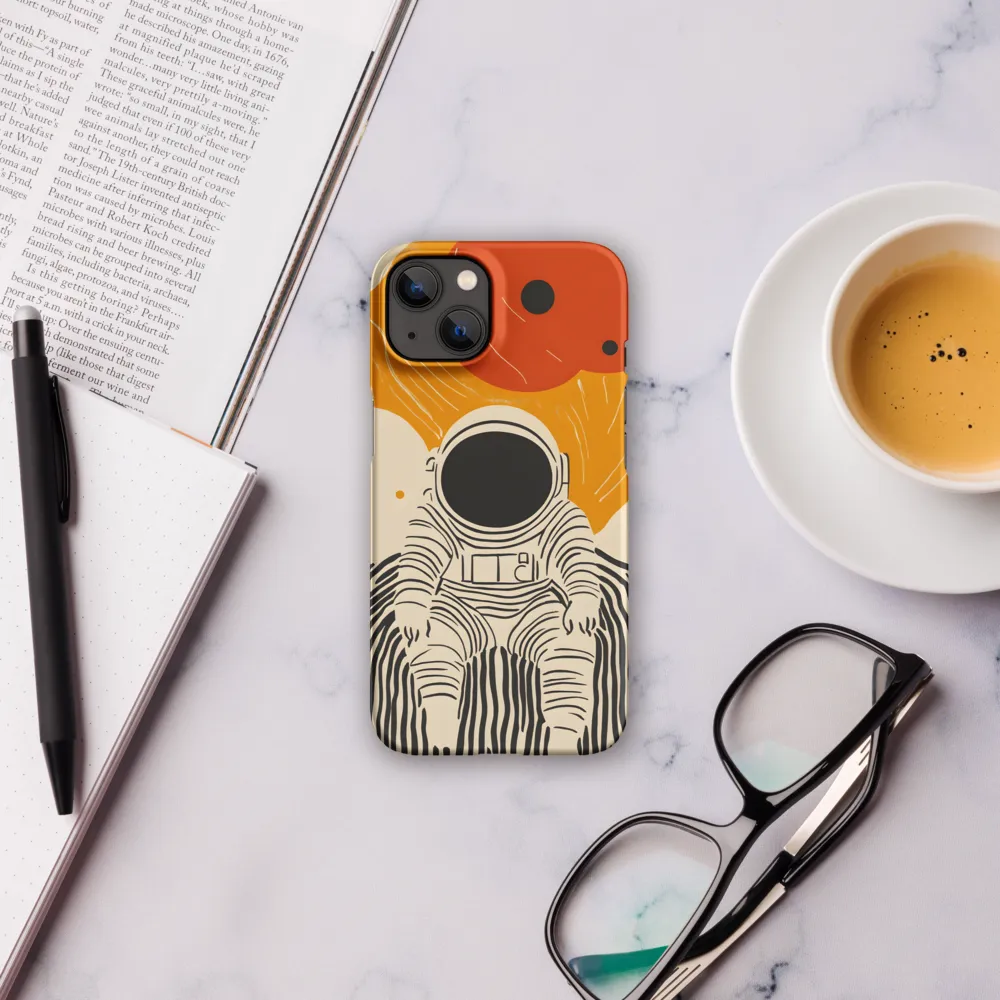 Astronaut in Cosmic Thoughts | Phone Case |  13 | Snap Case | Matte