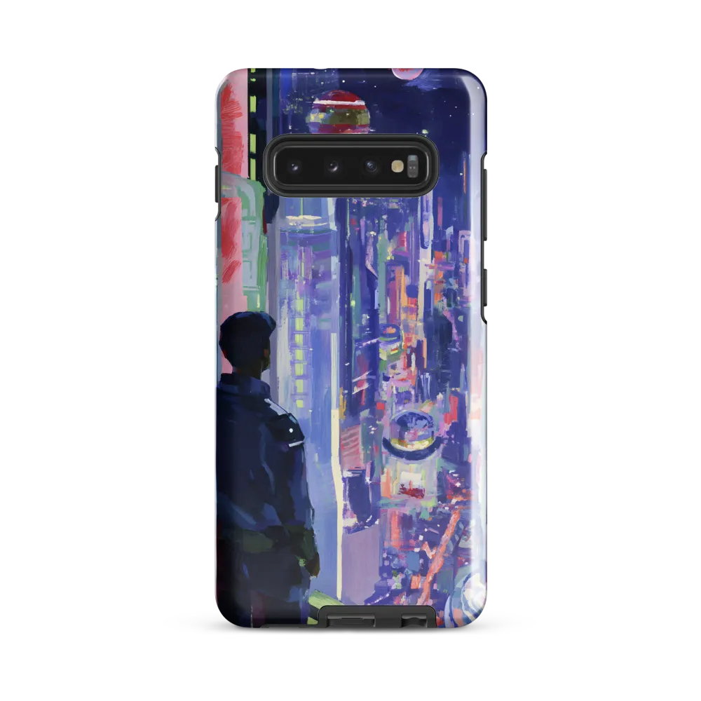 Glimpses of a Neon Future | Phone Case |  S10 Plus | Tough Case | Glossy