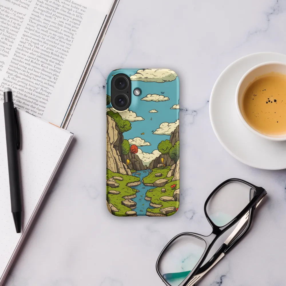Whimsical Serenity: A Canyon Landscape
