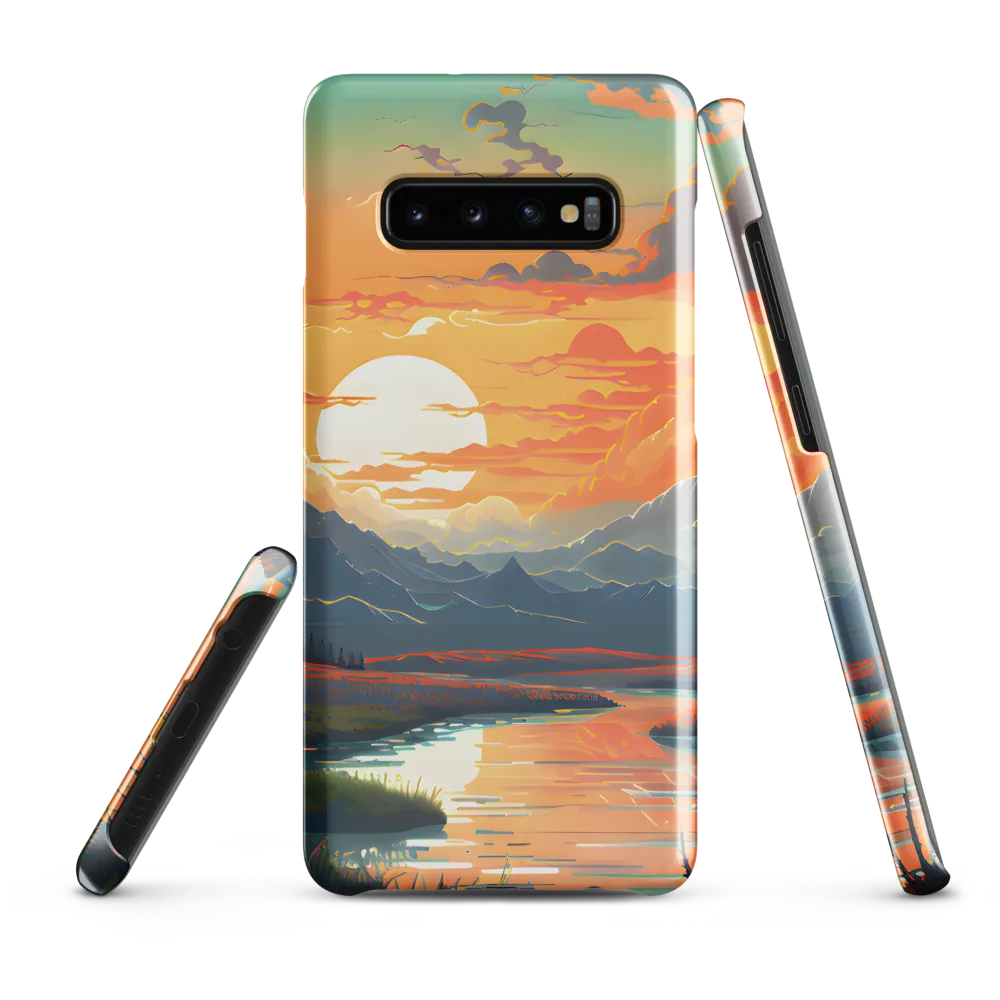 Serenity at Dusk | Phone Case |  S10 Plus | Snap Case | Glossy