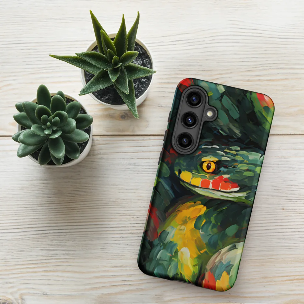 Enigmatic Coils | Phone Case |  S24 | Tough Case | Matte
