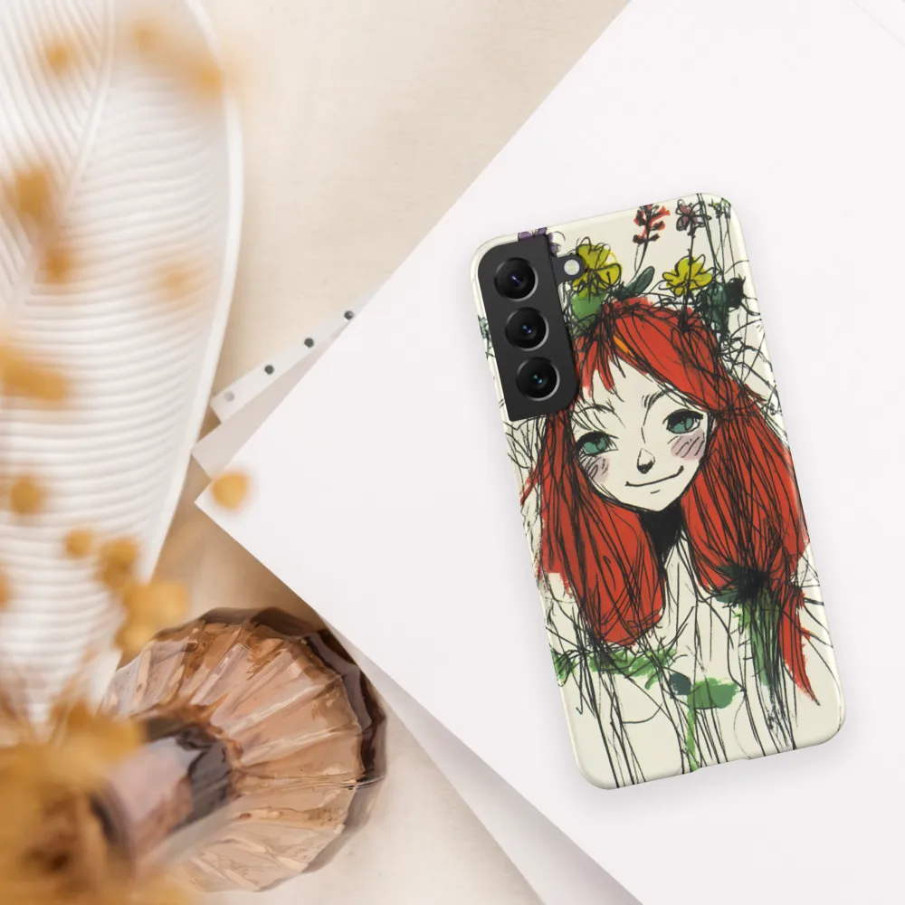 Whimsical Floral Portrait