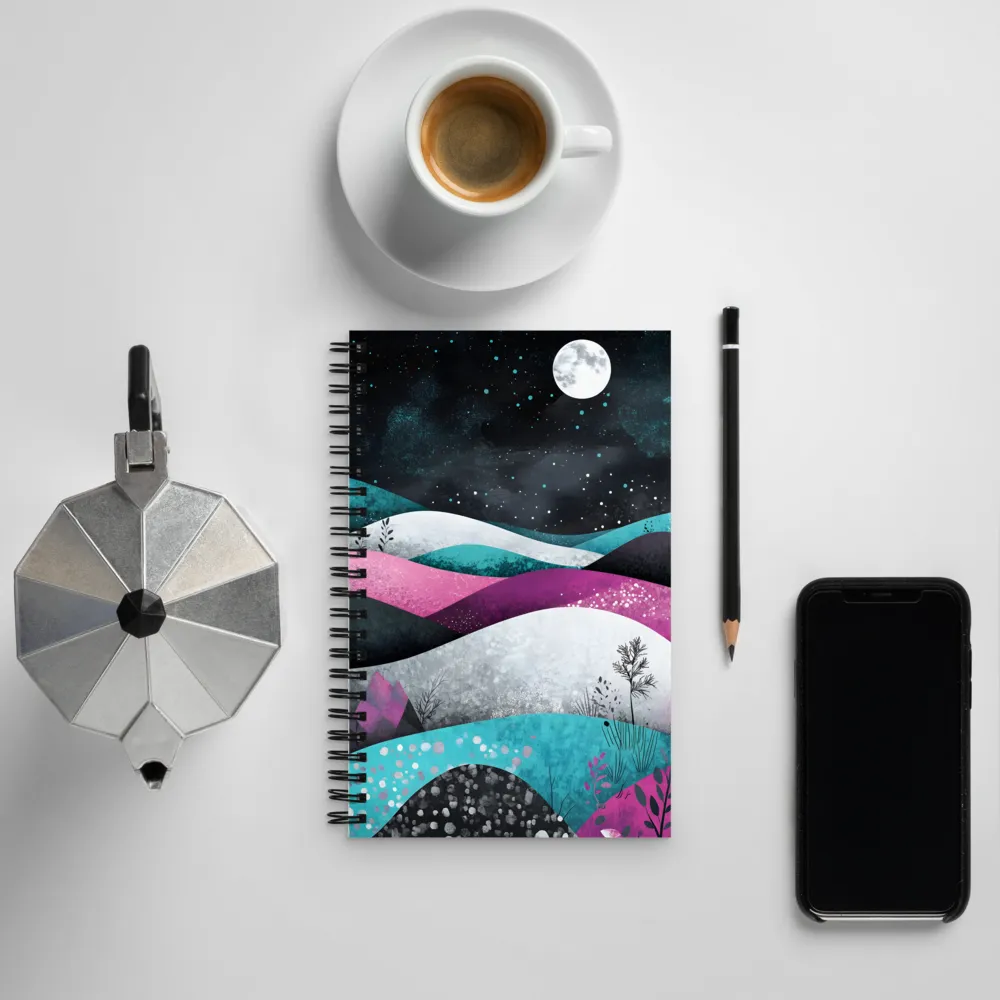 Moonlit Serenity | Spiral Notebook