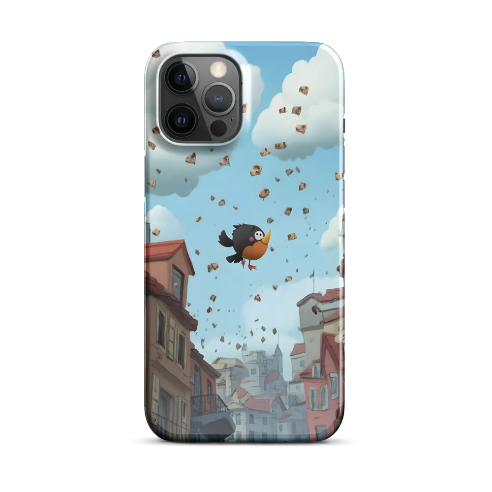 A Whimsical Flight Through Bread and Sky