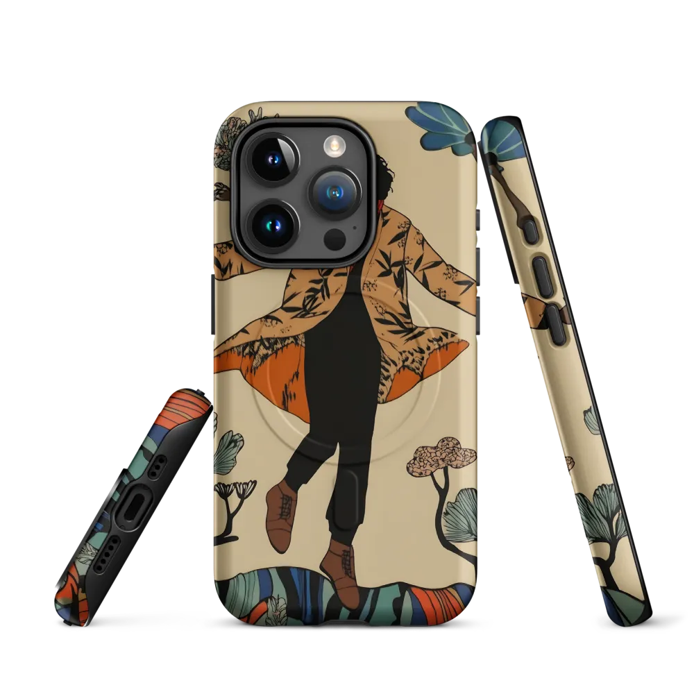 In Full Bloom: Embracing Nature's Whimsy | Phone Case |  15 Pro | MagSafe® Tough Case | Matte