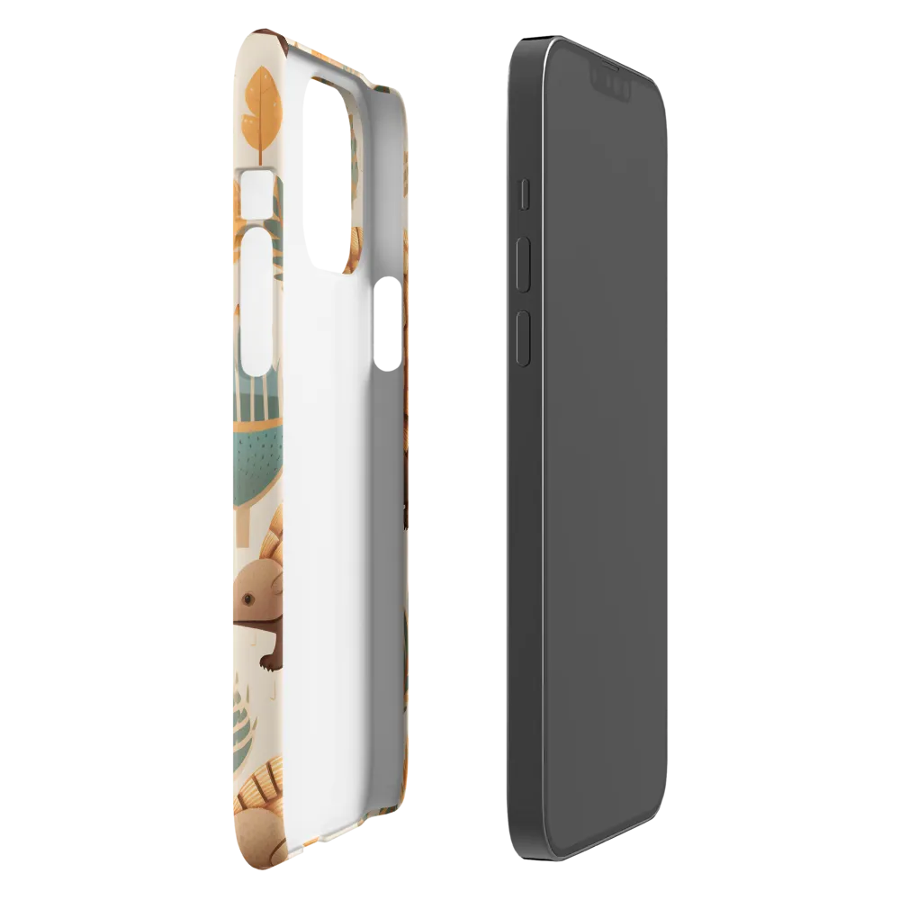 Pangolins in a Whimsical Habitat | Phone Case |  13 Pro Max | Snap Case | Matte