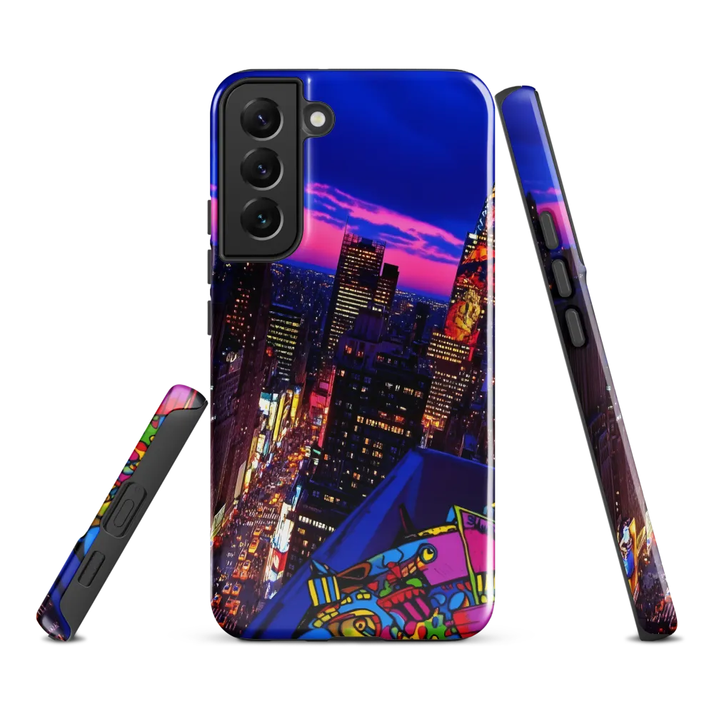 Neon Twilight: A City in Vibrance
