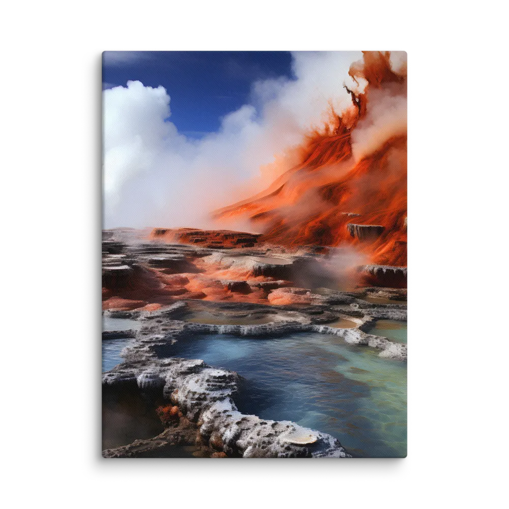 Nature's Fury: The Volcano's Expression