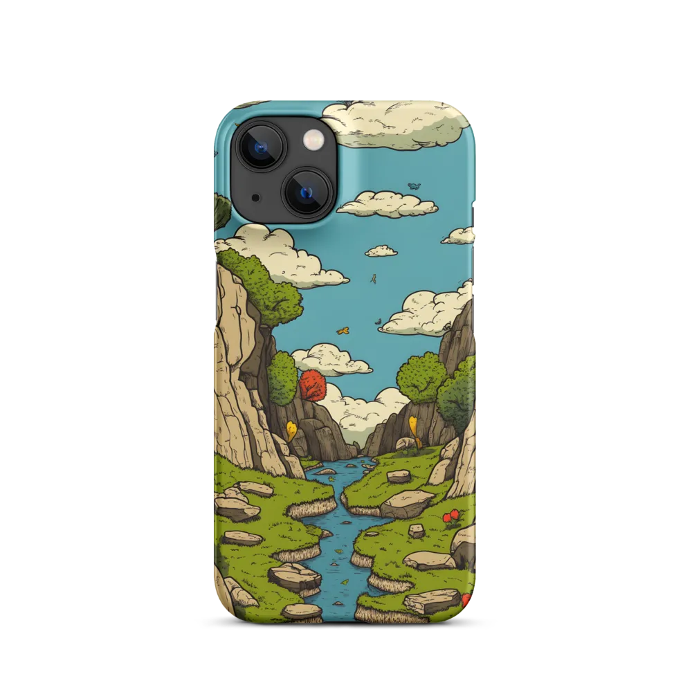 Whimsical Serenity: A Canyon Landscape
